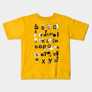 ABC Yellow Kids T-Shirt